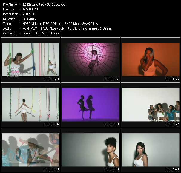 Download Music Video: Electrik Red - So Good 