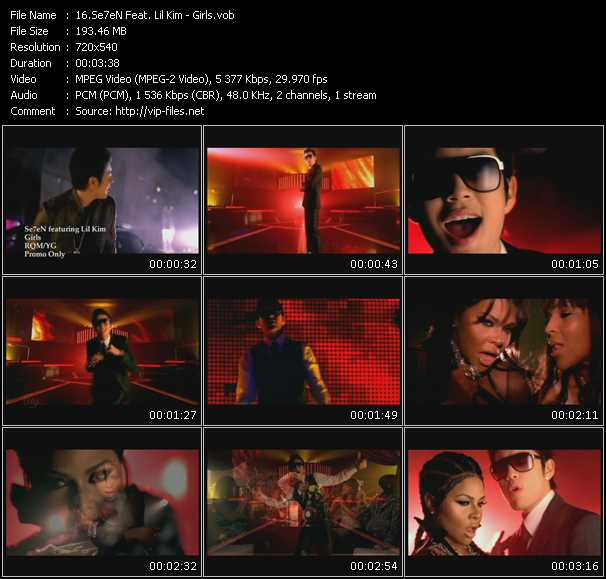 Se7eN Feat. Lil' Kim video ”Girls” from dvd ”Urban Video May 2009”