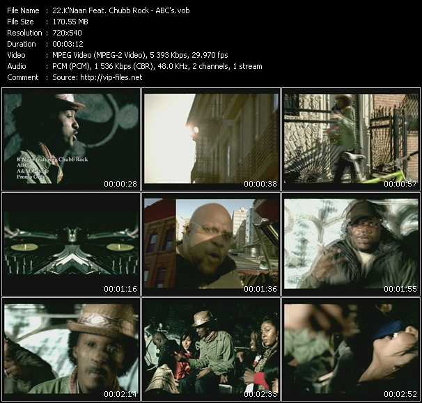 K'Naan Feat. Chubb Rock video ”ABC's” from dvd ”Urban Video May 2009”