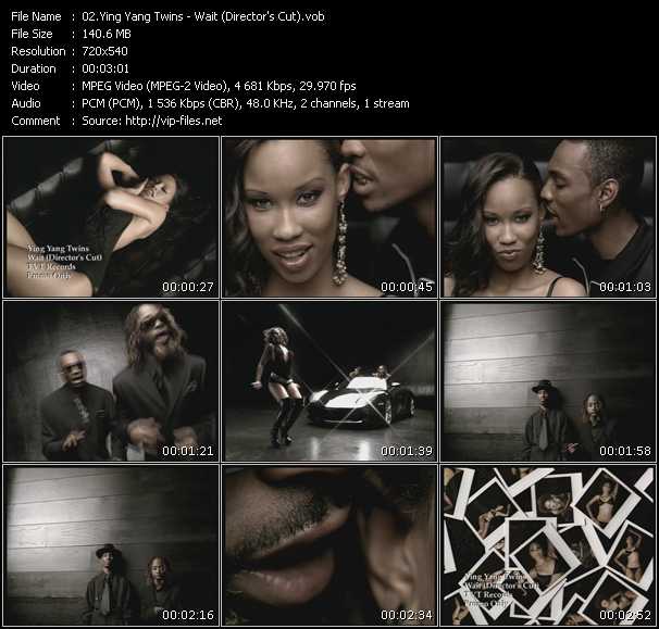 Ying Yang Twins video ”Wait (The Whisper Song) (Director's Cut)” from dvd ”Urban Video June 2005”