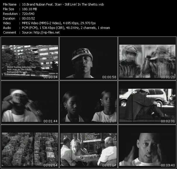 Brand Nubian Feat. Starr video ”Still Livin' In The Ghetto” from dvd ”Urban Video June 2005”
