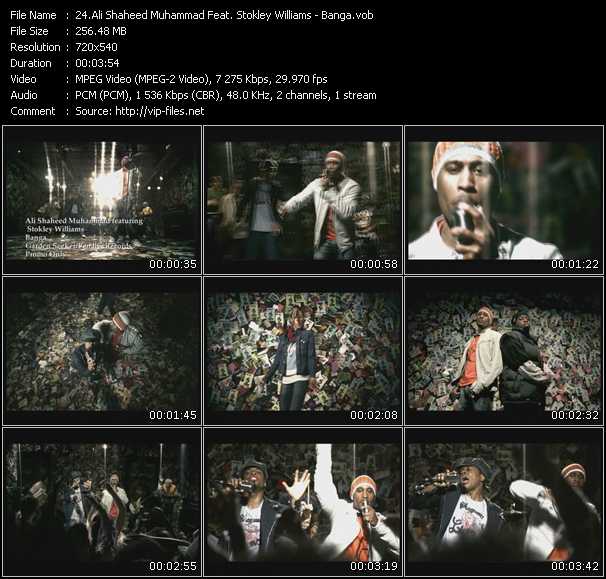 Ali Shaheed Muhammad Feat. Stokley Williams video ”Banga” from dvd ”Urban Video June 2005”