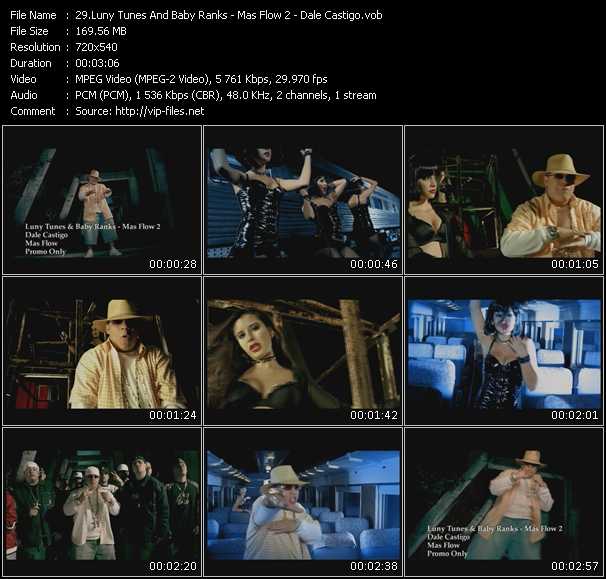 Luny Tunes And Baby Ranks (Mas Flow 2) video ”Dale Castigo” from dvd ”Urban Video June 2005”