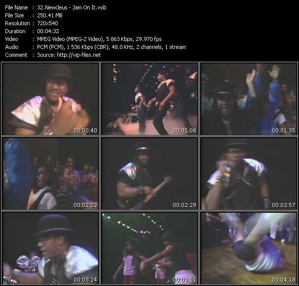 Newcleus video ”Jam On It” from dvd ”Urban Video June 2005”