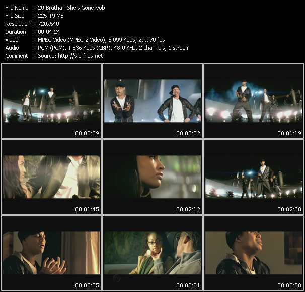Brutha video ”She's Gone” from dvd ”Urban Video June 2009”