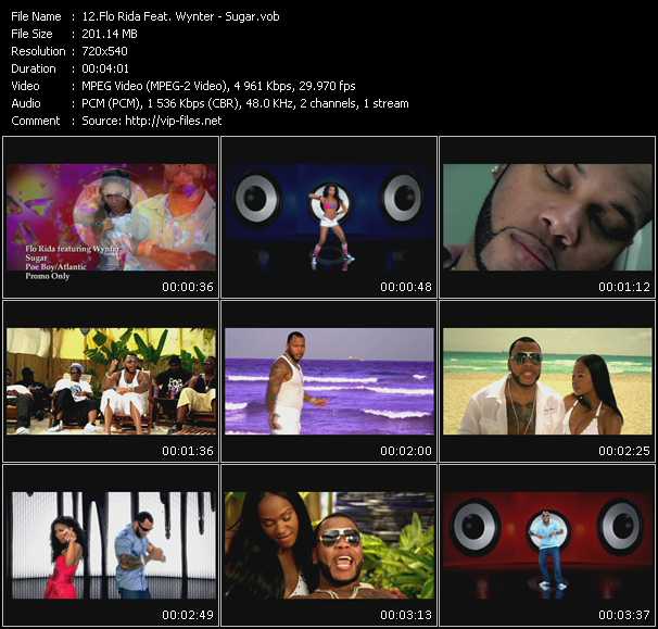 Flo Rida Feat. Wynter Gordon video ”Sugar” from dvd ”Urban Video July 2009”