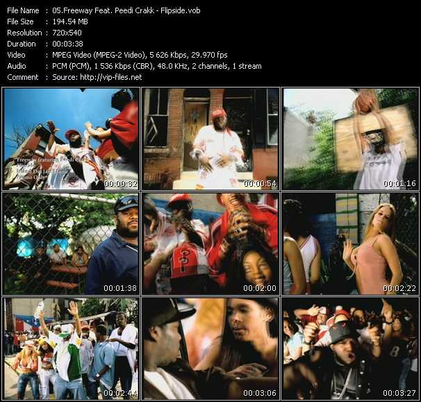 Freeway Feat. Peedi Crakk video ”Flipside” from dvd ”Urban Video August 2003”