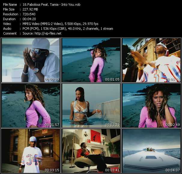 Fabolous Feat. Tamia video ”Into You” from dvd ”Urban Video August 2003”