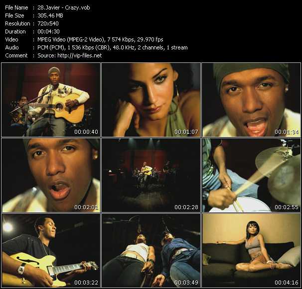 Javier video ”Crazy” from dvd ”Urban Video August 2003”