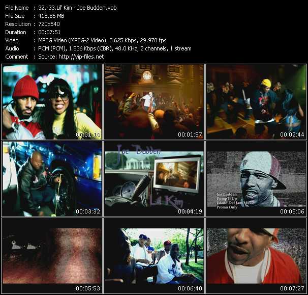 Lil' Kim Feat. Mr. Cheeks - Joe Budden video ”The Jump Off - Pump It Up” from dvd ”Urban Video August 2003”