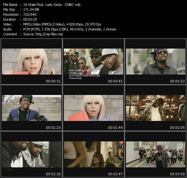 Wale Feat. Lady GaGa video ”Chillin'” from dvd ”Urban Video August 2009”