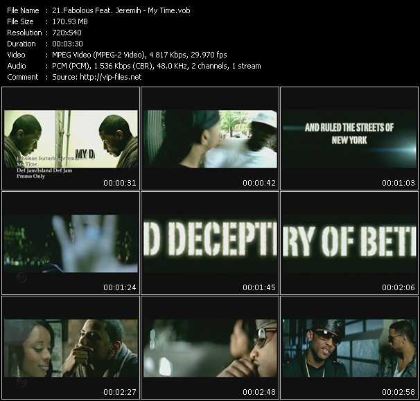 Fabolous Feat. Jeremih video ”My Time” from dvd ”Urban Video August 2009”