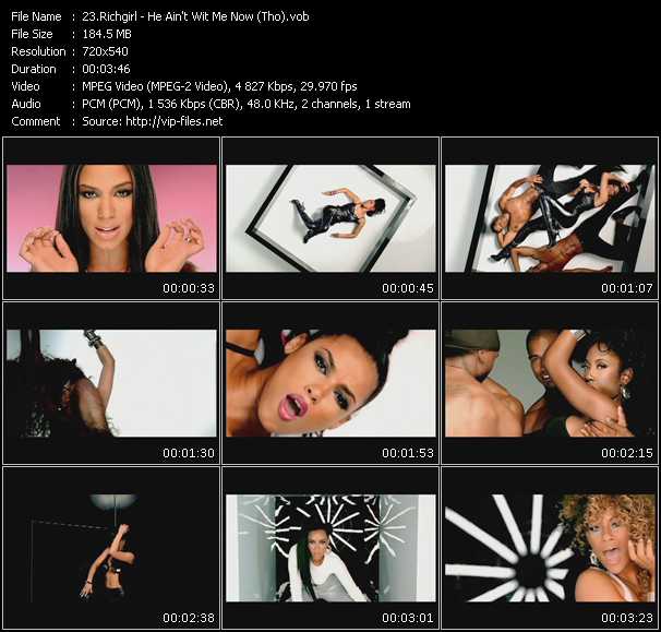 Richgirl video ”He Ain't Wit Me Now (Tho)” from dvd ”Urban Video August 2009”