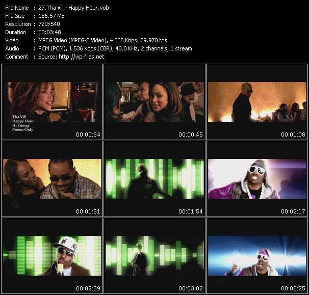 Tha Vill video ”Happy Hour” from dvd ”Urban Video August 2009”