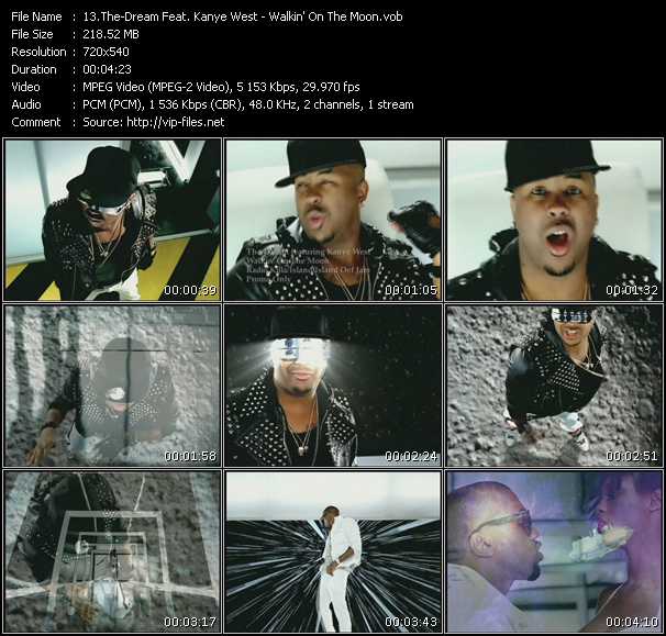 The-Dream Feat. Kanye West video ”Walkin' On The Moon” from dvd ”Urban Video September 2009”