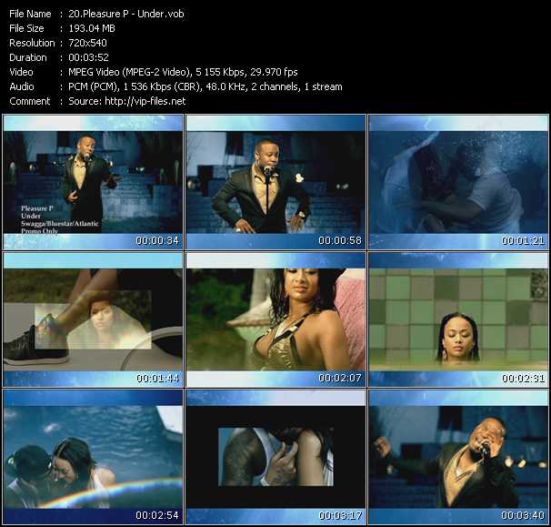 Pleasure P video ”Under” from dvd ”Urban Video September 2009”