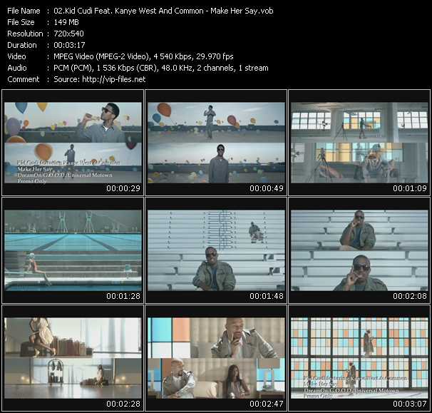 Kid Cudi Feat. Kanye West And Common video ”Make Her Say” from dvd ”Urban Video October 2009”