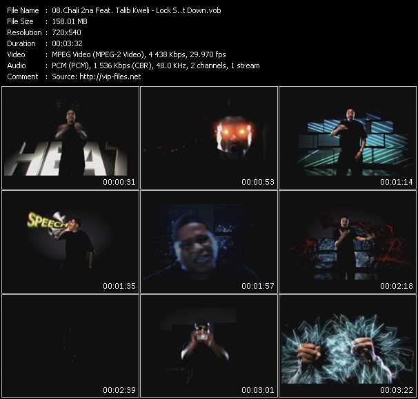 Chali 2na Feat. Talib Kweli video ”Lock S..t Down” from dvd ”Urban Video October 2009”