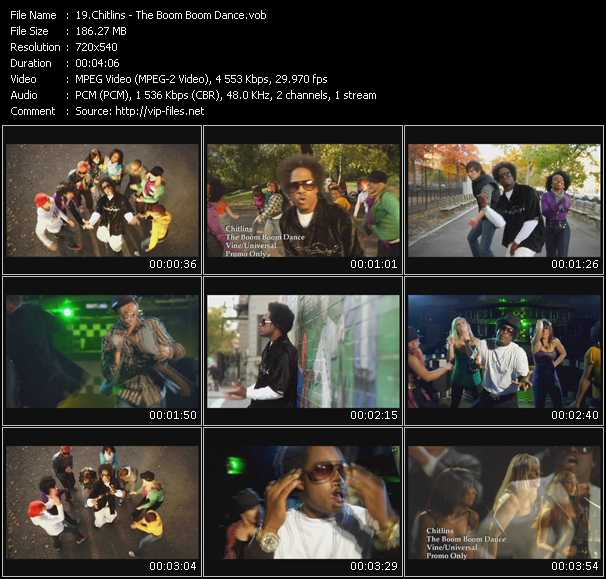 Chitlins video ”The Boom Boom Dance” from dvd ”Urban Video October 2009”