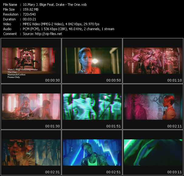 Mary J. Blige Feat. Drake video ”The One” from dvd ”Urban Video November 2009”