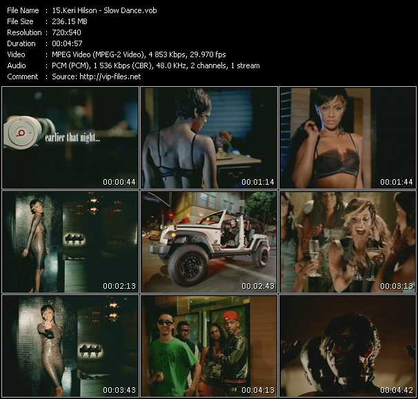 Keri Hilson video ”Slow Dance” from dvd ”Urban Video November 2009”