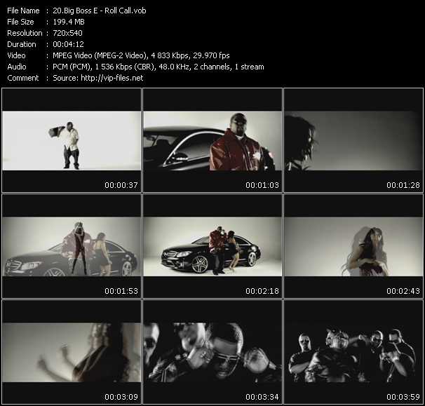 Big Boss E video ”Roll Call” from dvd ”Urban Video November 2009”