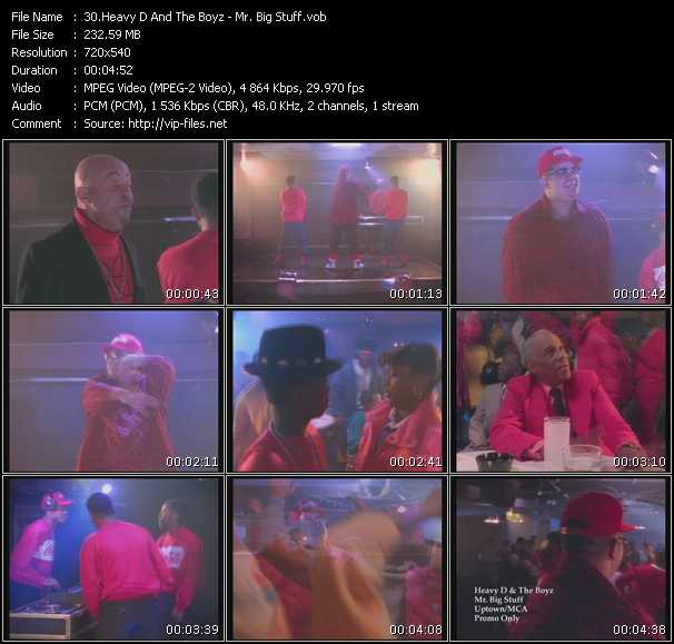 Heavy D And The Boyz video ”Mr. Big Stuff” from dvd ”Urban Video November 2009”