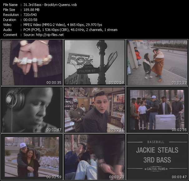 3rd Bass video ”Brooklyn Queens” from dvd ”Urban Video November 2009”