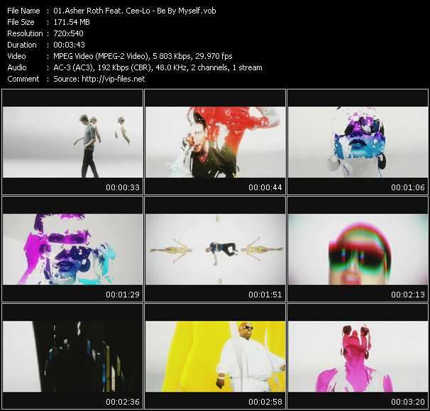 Asher Roth Feat. Cee Lo Green video ”Be By Myself” from dvd ”Rock America Urban June 2009”
