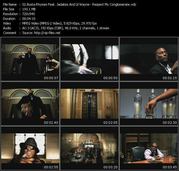 Busta Rhymes Feat. Jadakiss And Lil' Wayne video ”Respect My Conglomerate” from dvd ”Rock America Urban June 2009”