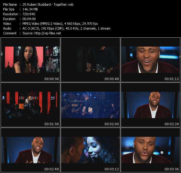 Ruben Studdard video ”Together” from dvd ”Rock America Urban June 2009”