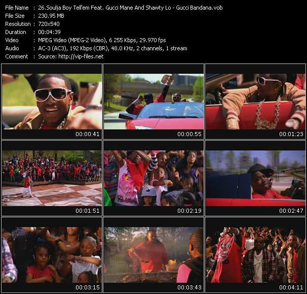 Soulja Boy Tell 'Em Feat. Gucci Mane And Shawty Lo video ”Gucci Bandana” from dvd ”Rock America Urban June 2009”