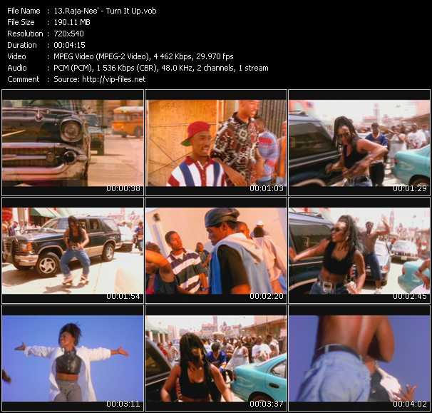 Raja-Nee video ”Turn It Up” from dvd ”Screenplay VJ-Pro Classic Vision New Jack Vol.3 September 2009”