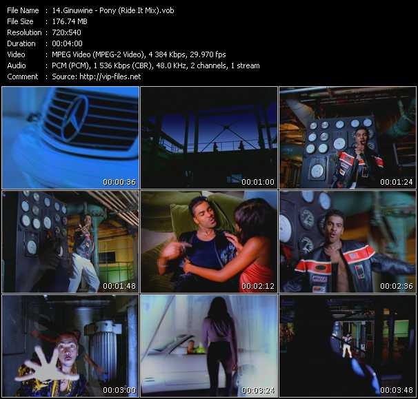 Ginuwine video ”Pony (Ride It Mix)” from dvd ”Screenplay VJ-Pro Classic Vision New Jack Vol.3 September 2009”