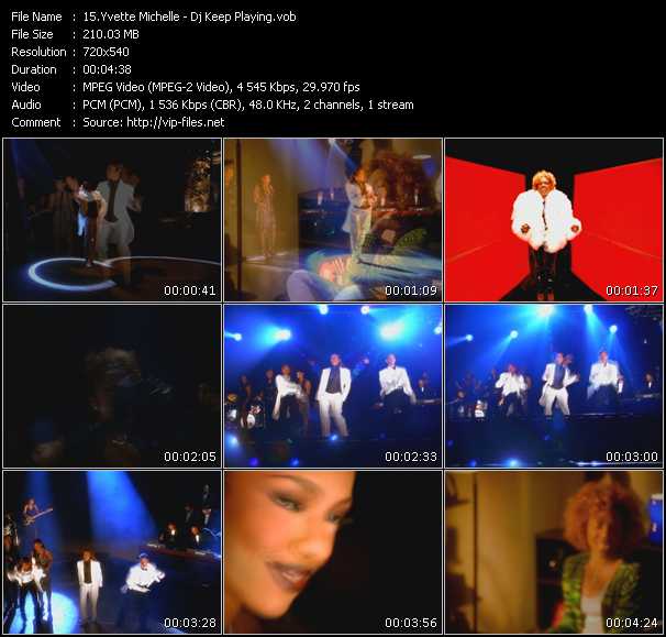 Yvette Michelle video ”Dj Keep Playing” from dvd ”Screenplay VJ-Pro Classic Vision New Jack Vol.3 September 2009”