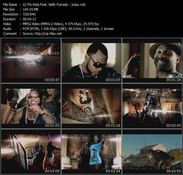 Flo Rida Feat. Nelly Furtado video ”Jump” from dvd ”Screenplay VJ-Pro Hits Vision September 2009”