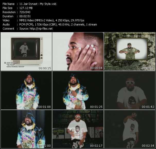 Jair Dynast video ”My Style” from dvd ”Screenplay VJ-Pro Urban Vision July 2009”