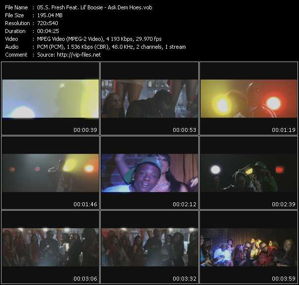 S. Fresh Feat. Lil' Boosie video ”Ask Dem Hoes” from dvd ”Screenplay VJ-Pro Urban Vision May 2009”