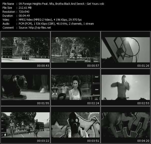 Foreign Heights Feat. Nfa, Brotha Black And Sereck video ”Get Yours” from dvd ”Screenplay VJ-Pro Urban Vision May 2009”