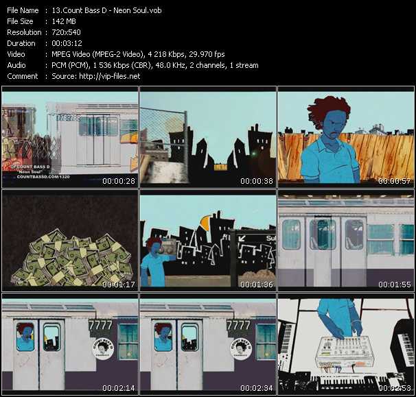 Download Music Video: Count Bass D - Neon Soul 