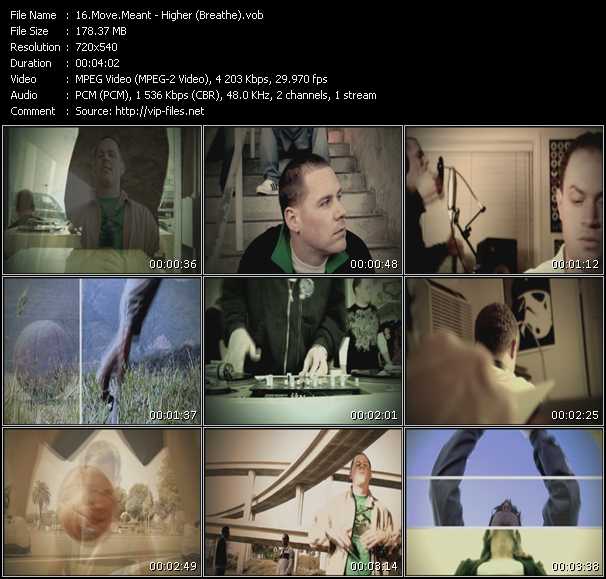 Move.Meant video ”Higher (Breathe)” from dvd ”Screenplay VJ-Pro Urban Vision May 2009”