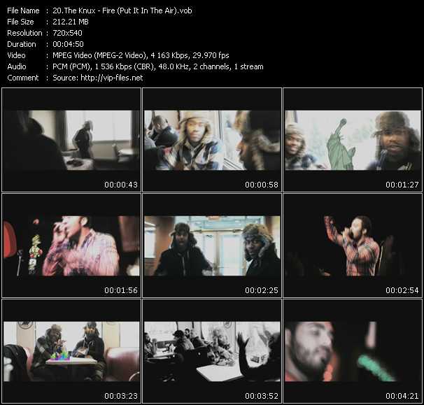 Knux video ”Fire (Put It In The Air)” from dvd ”Screenplay VJ-Pro Urban Vision June 2009”