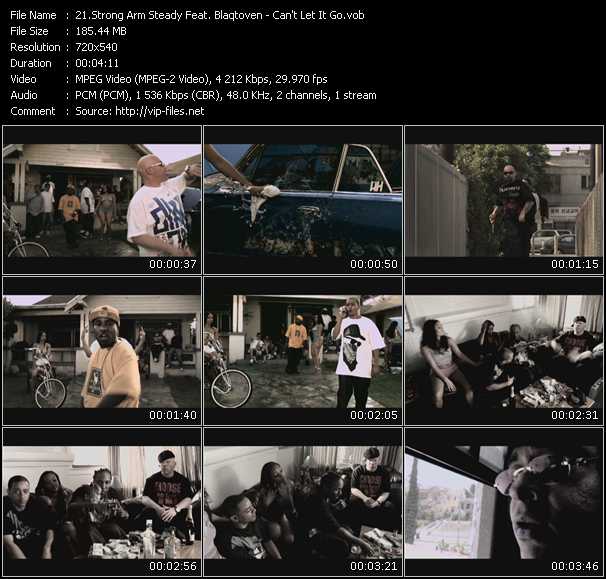 Strong Arm Steady Feat. Blaqtoven video ”Can't Let It Go” from dvd ”Screenplay VJ-Pro Urban Vision June 2009”