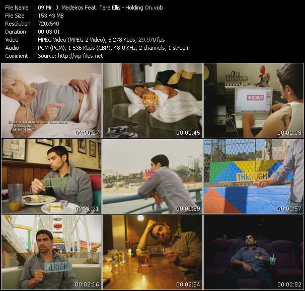 Mr. J. Medeiros Feat. Tara Ellis video ”Holding On” from dvd ”Screenplay VJ-Pro Urban Vision September 2009”
