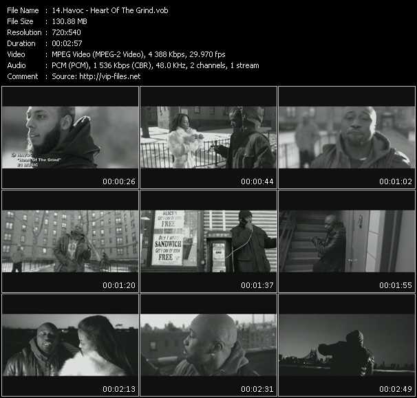 Havoc video ”Heart Of The Grind” from dvd ”Screenplay VJ-Pro Urban Vision September 2009”
