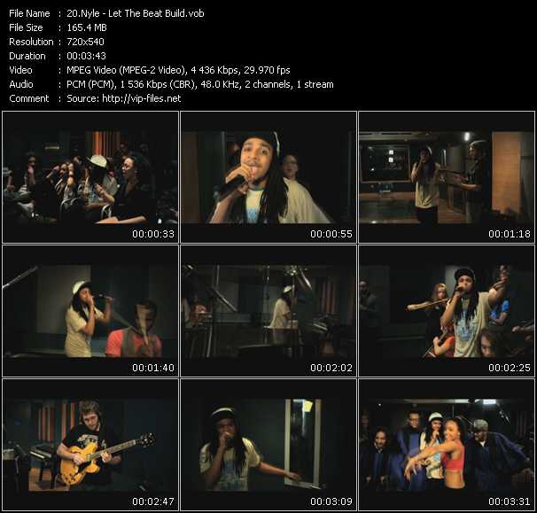 Nyle video ”Let The Beat Build” from dvd ”Screenplay VJ-Pro Urban Vision September 2009”