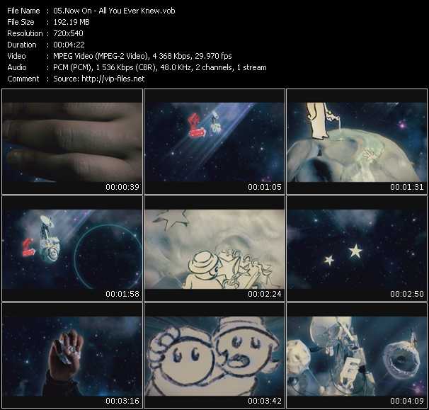 Now On video ”All You Ever Knew” from dvd ”Screenplay VJ-Pro Urban Vision October 2009”