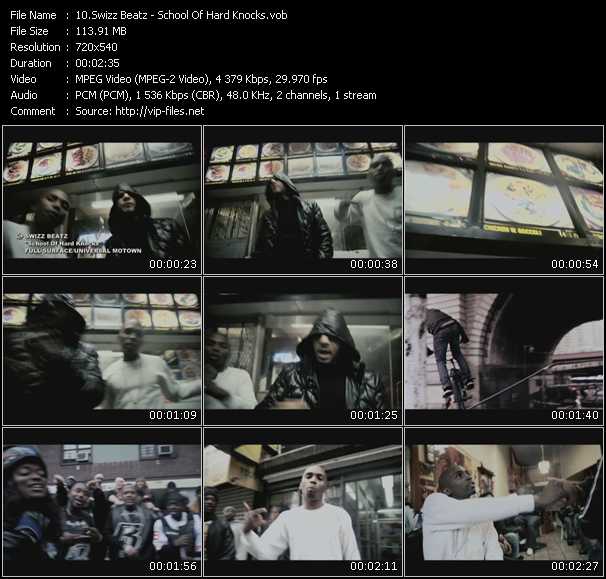 Swizz Beatz video ”School Of Hard Knocks” from dvd ”Screenplay VJ-Pro Urban Vision October 2009”