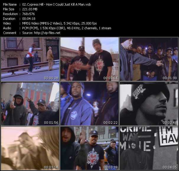 Cypress Hill video ”How I Could Just Kill A Man” from dvd ”Cypress Hill. The Ultimate Video Collection”