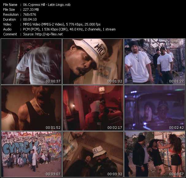 Cypress Hill video ”Latin Lingo” from dvd ”Cypress Hill. The Ultimate Video Collection”